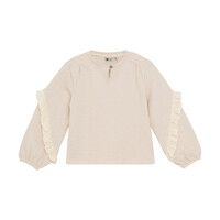 Daily Seven T-shirt Longsleeve Ruffle Sandshell