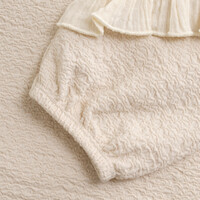 Daily Seven T-shirt Longsleeve Ruffle Sandshell