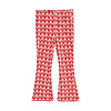 Daily seven Daily Seven Flared Heart Pants Pale Mauve