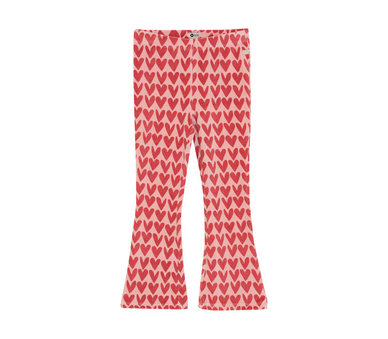 Daily Seven Flared Heart Pants Pale Mauve