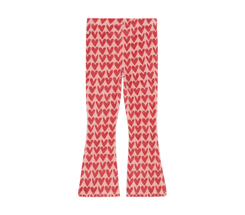 Daily Seven Flared Heart Pants Pale Mauve