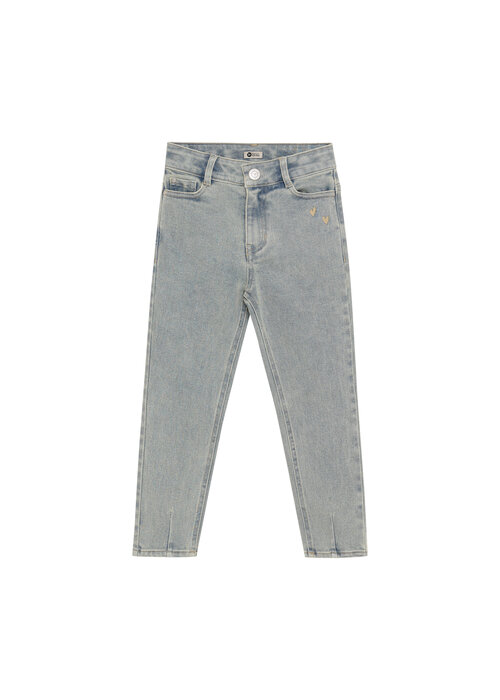 Daily seven Daily Seven 2500 Mom Fit Embroiderie Used Medium Denim