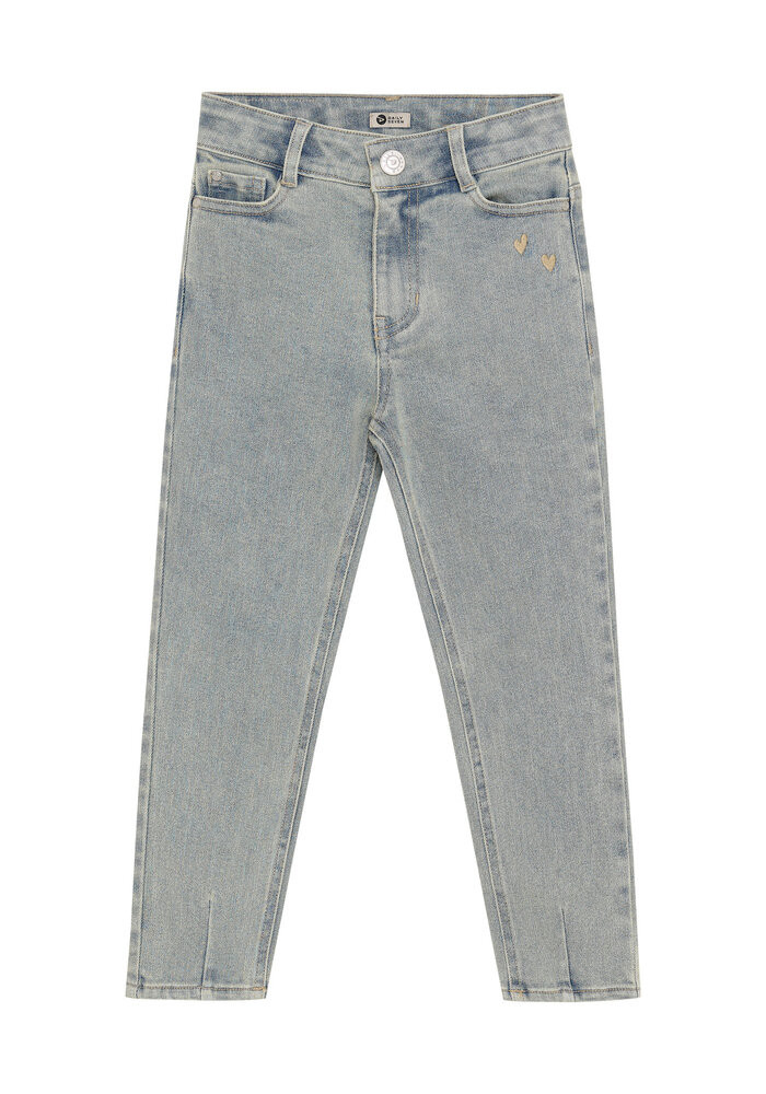 Daily Seven 2500 Mom Fit Embroiderie Used Medium Denim