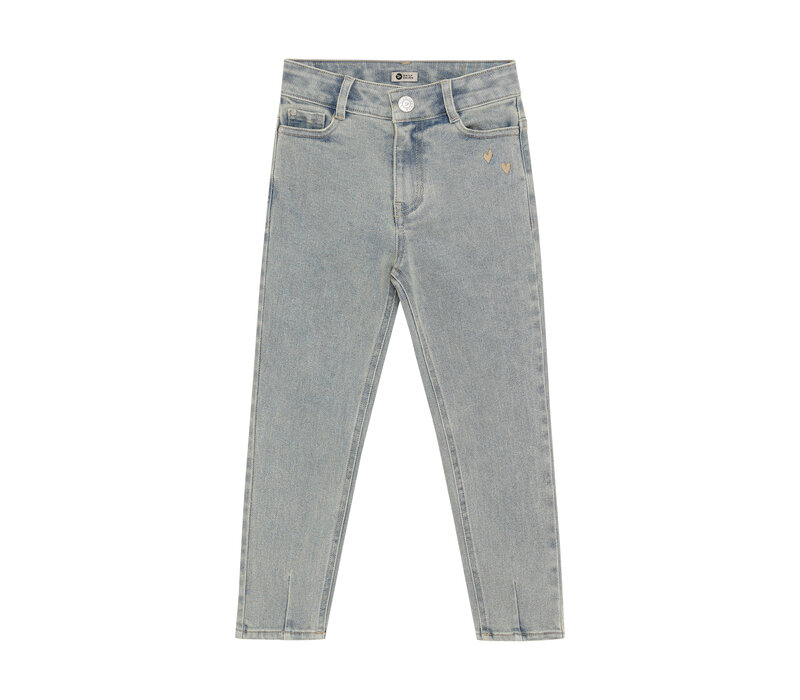 Daily Seven 2500 Mom Fit Embroiderie Used Medium Denim
