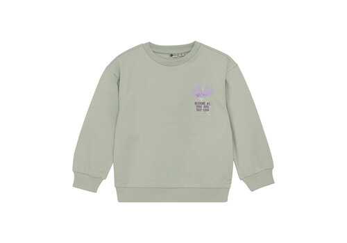 Daily seven Daily Seven Sweater Backprint Cool Mint