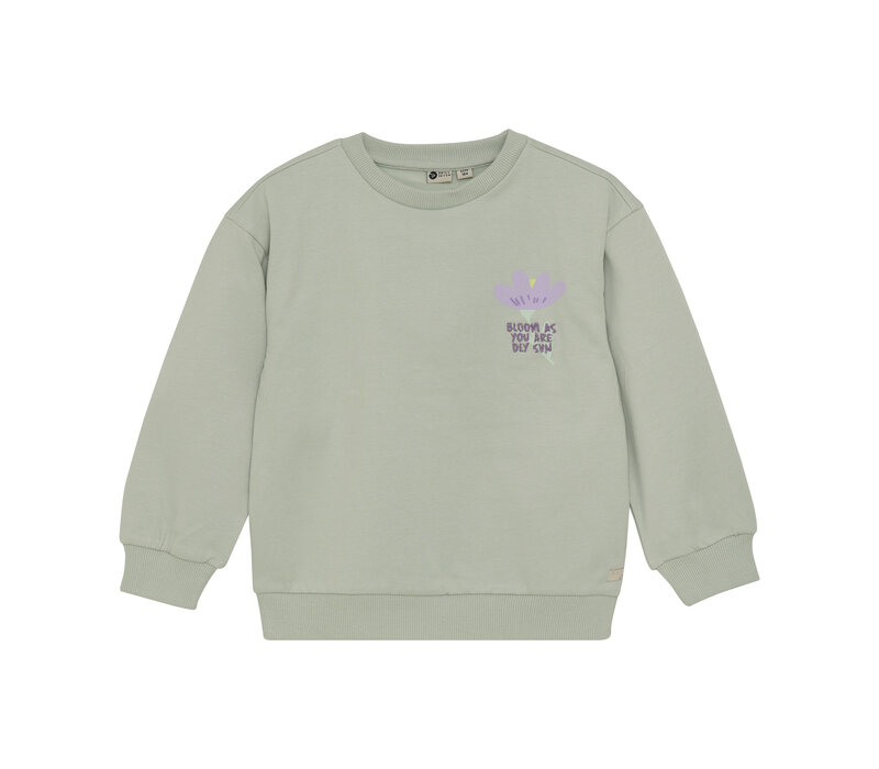 Daily Seven Sweater Backprint Cool Mint