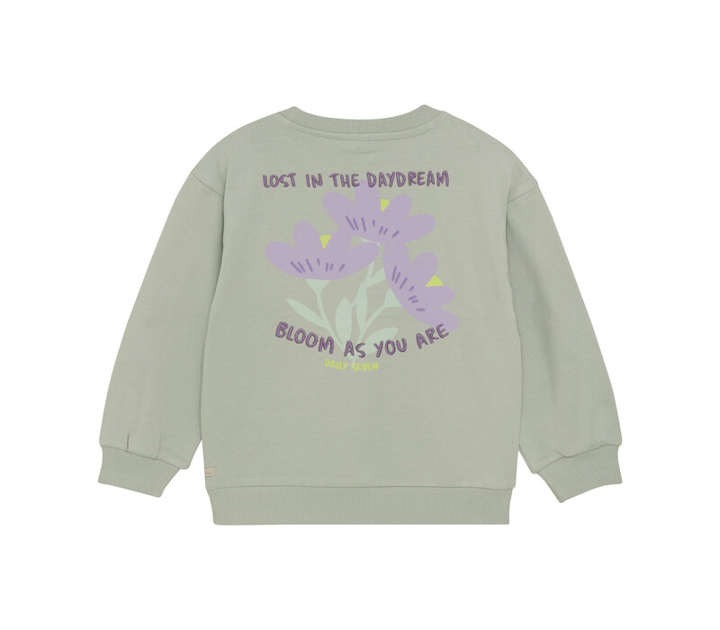 Daily Seven Sweater Backprint Cool Mint