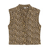 Daily Seven Padded Animal Gilet Latte Sand
