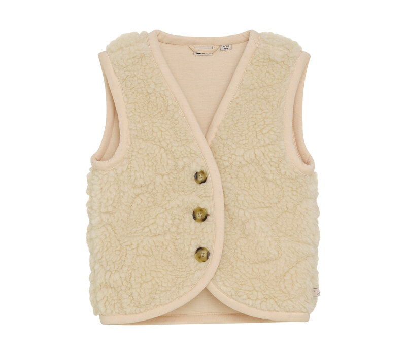 Daily Seven Teddy Gilet Sandshell
