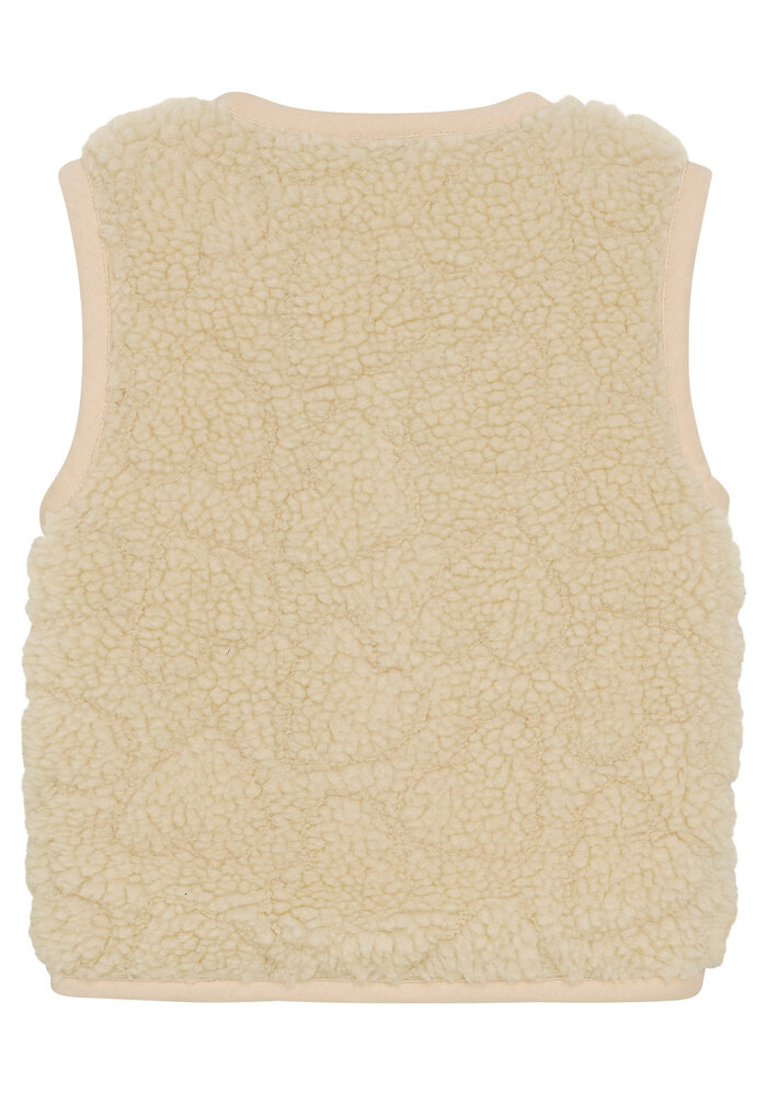 Daily Seven Teddy Gilet Sandshell