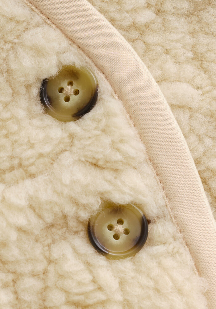 Daily Seven Teddy Gilet Sandshell