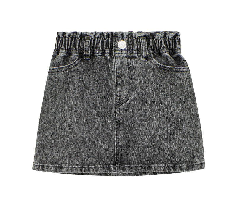Daily Seven Denim Skirt Dark Grey Denim