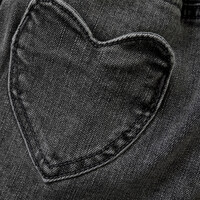 Daily Seven Denim Skirt Dark Grey Denim