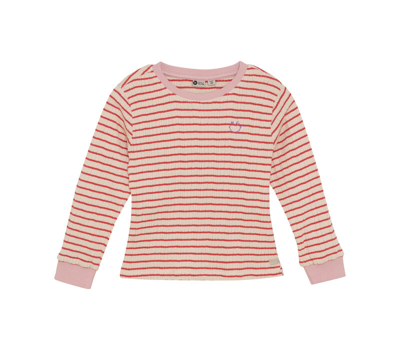 Daily Seven T-shirt Longsleeve Stripe Baked Apple