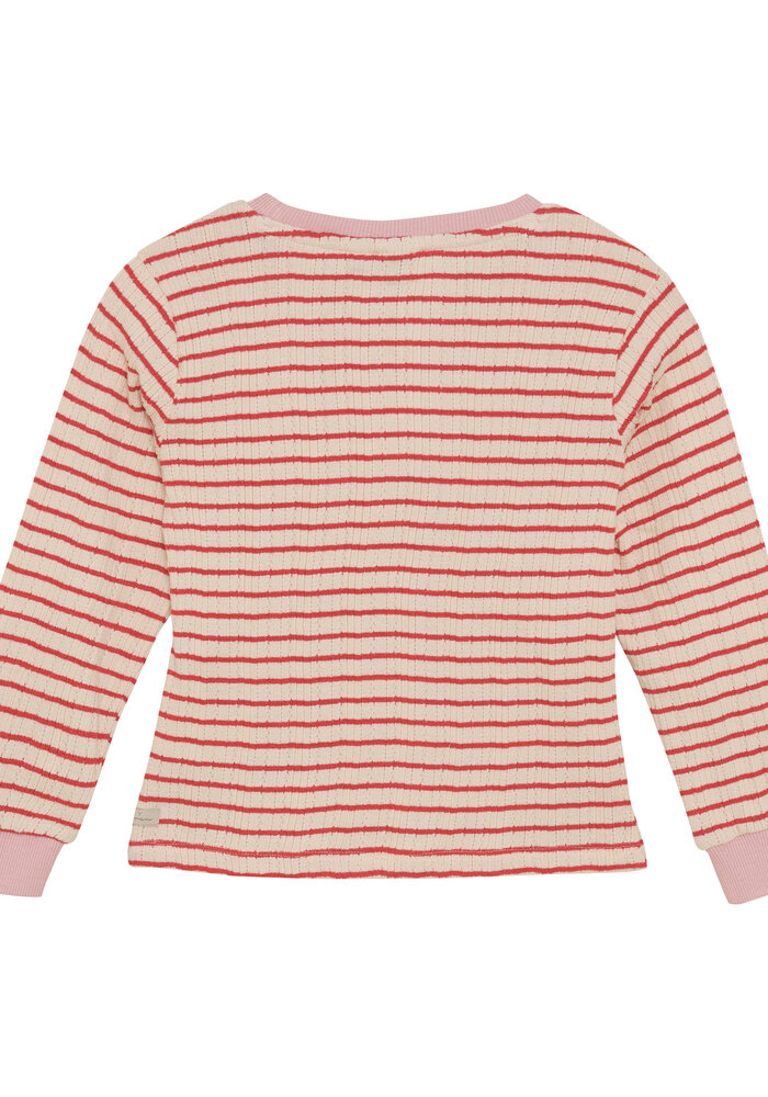 Daily Seven T-shirt Longsleeve Stripe Baked Apple