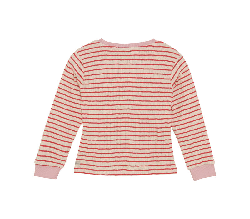 Daily Seven T-shirt Longsleeve Stripe Baked Apple