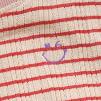 Daily Seven T-shirt Longsleeve Stripe Baked Apple