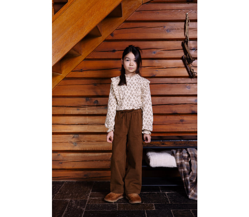 Levv LW251VERDA AOP White Flower