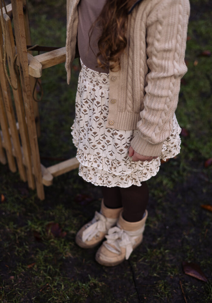 Levv LW251VICTORIA AOP White Flower