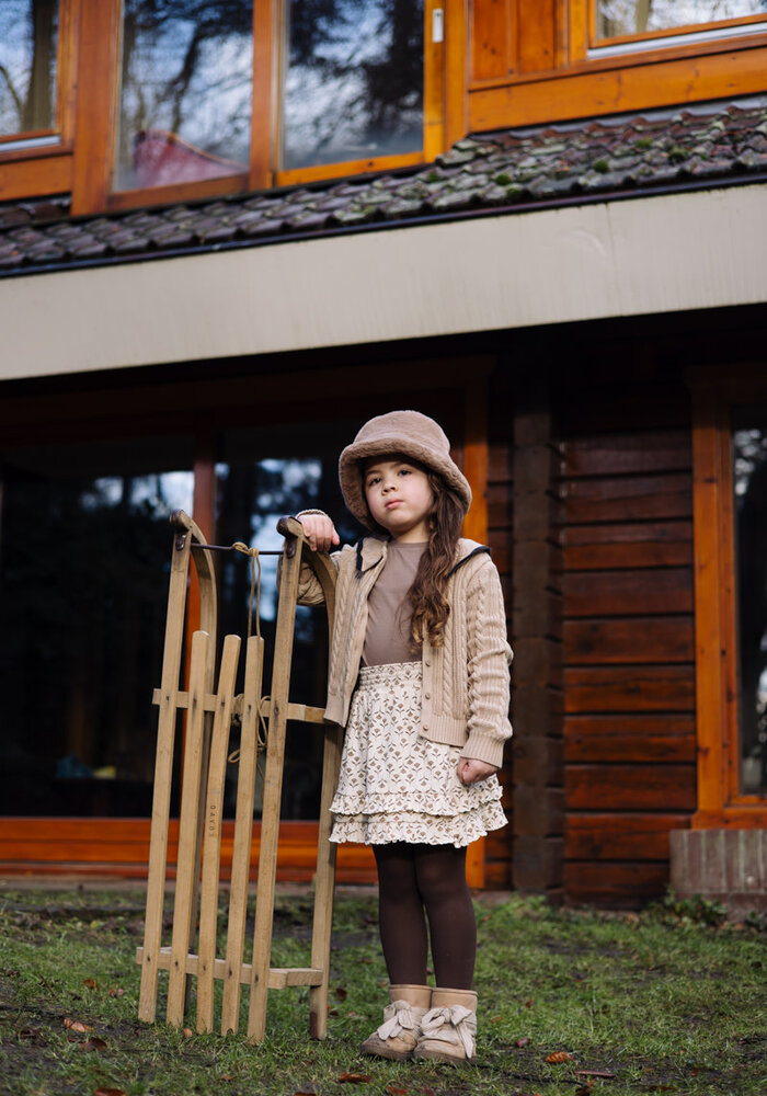 Levv LW251VICTORIA AOP White Flower