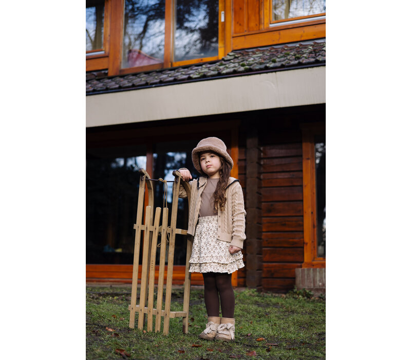 Levv LW251VICTORIA AOP White Flower