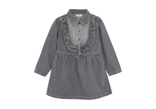 Enfant Enfant Dress Denim Light Grey Denim