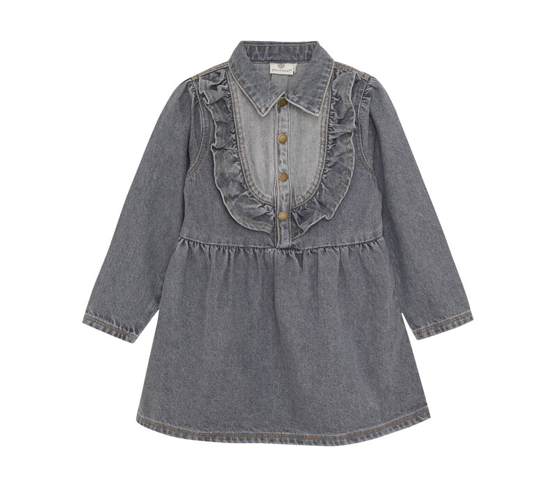Enfant Dress Denim Light Grey Denim