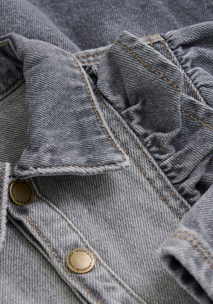 Enfant Dress Denim Light Grey Denim