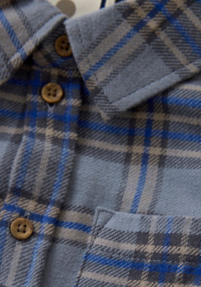 Enfant Shirt LS Check Flint Stone