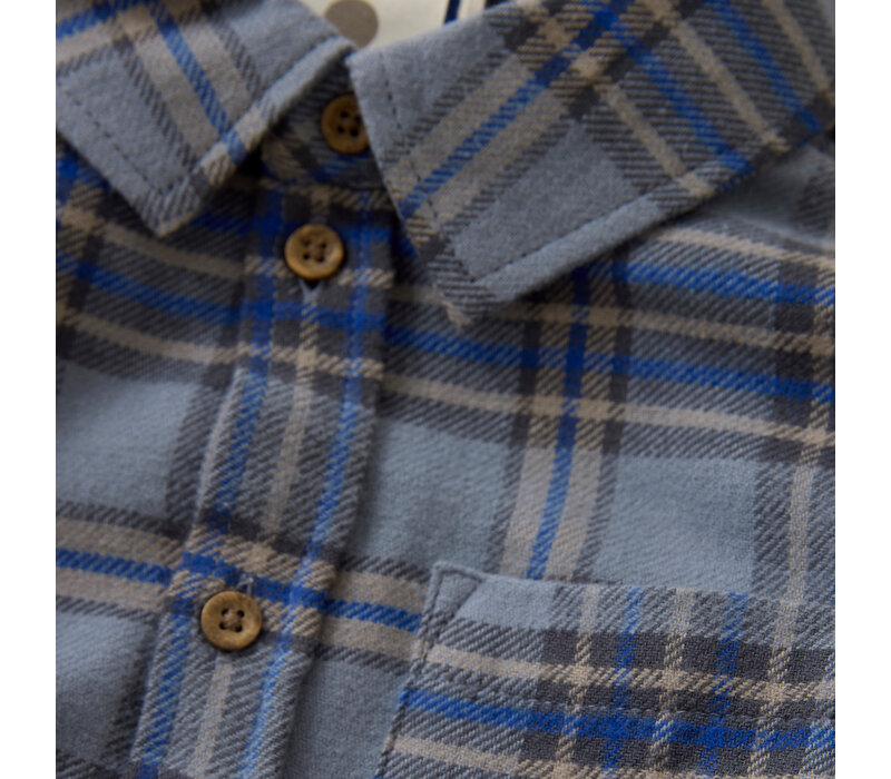 Enfant Shirt LS Check Flint Stone