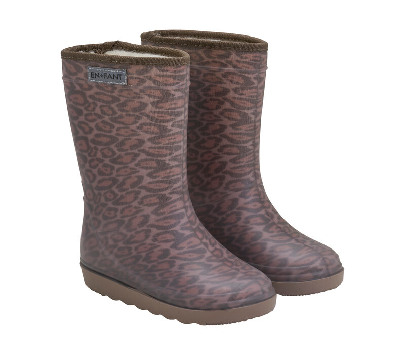 Enfant Thermo Boots Print Pine Bark