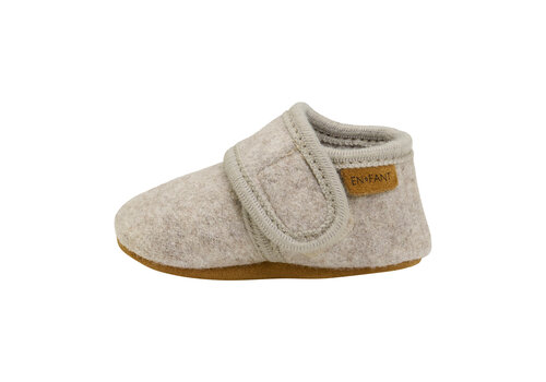 Enfant Enfant Baby Wool slippers Sand Melange