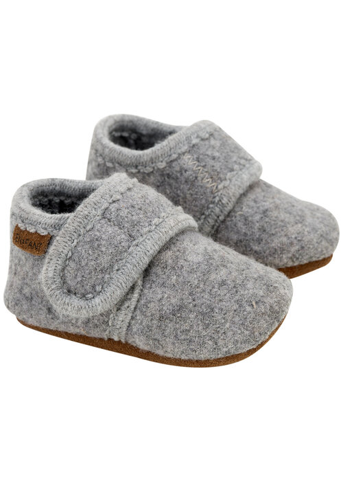 Enfant Enfant Baby Wool slippers Grey Melange