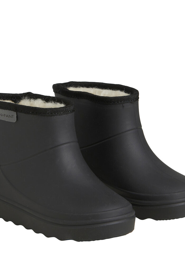 Enfant Thermo Boots Short Solid Black