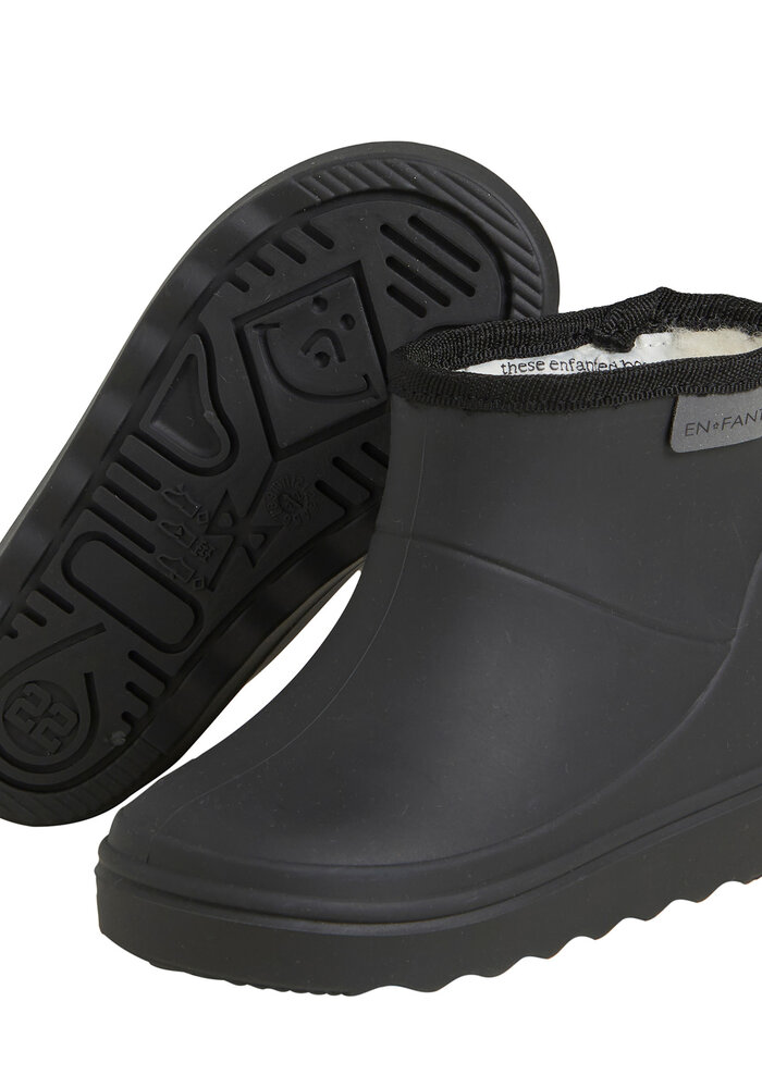 Enfant Thermo Boots Short Solid Black