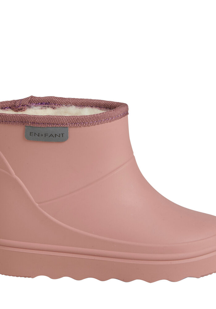 Enfant Thermo Boots Short Solid Old Rose