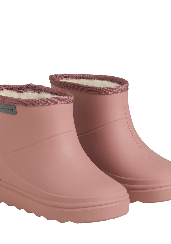 Enfant Thermo Boots Short Solid Old Rose