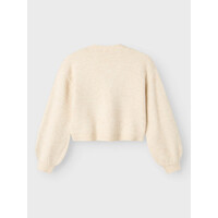 Name it NKFRINA LS KNIT CARD Jet Stream BLACK BOW