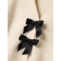 Name it NKFRINA LS KNIT CARD Jet Stream BLACK BOW
