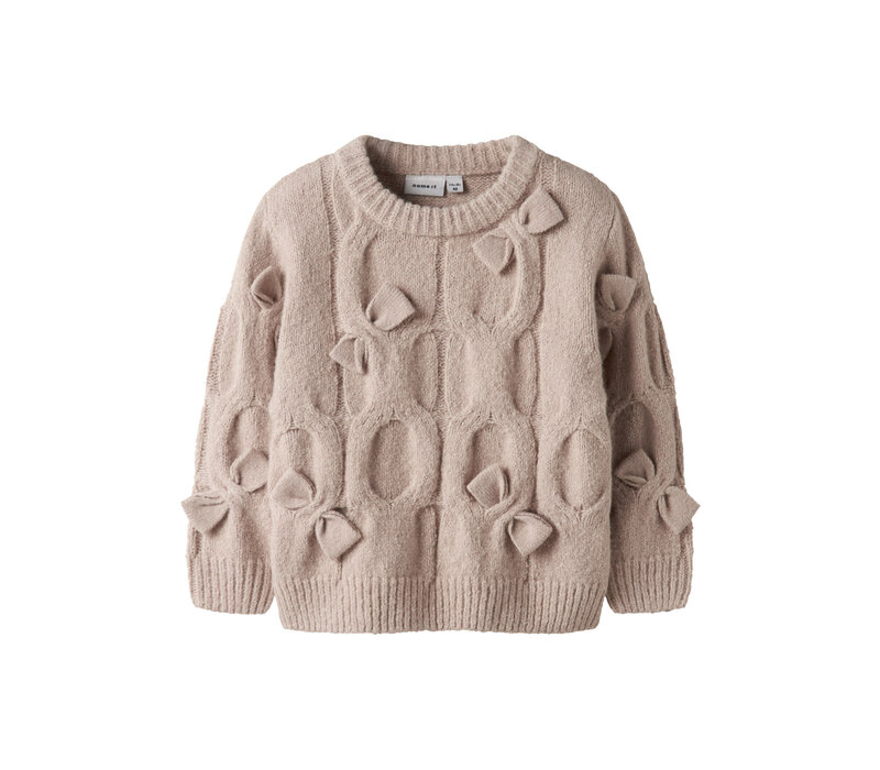 Name it NMFOLIVIA LS KNIT Peyote