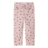 Name it Name it NMFROSE STRAIGHT AOP TWILL PANT 7218-YF Burnished Lilac HEART