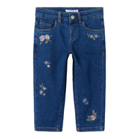 Name it NMFBELLA MOM EMB JEANS 1224-FR NOOS Dark Blue Denim FLOWER EMB