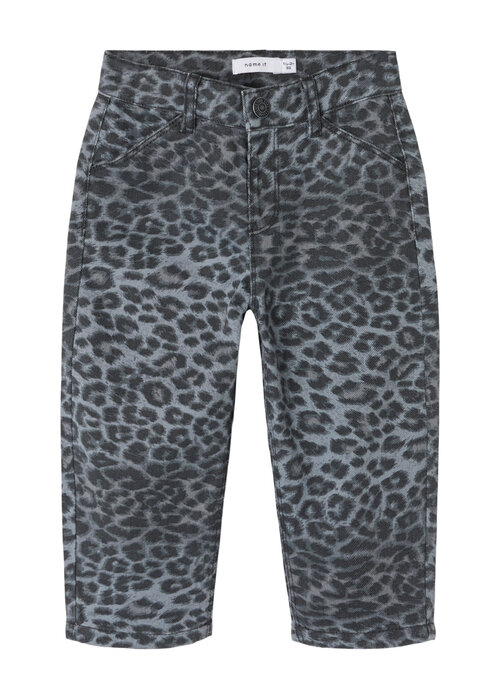 Name it Name it NMFBELLA TWI MOM PANTS 4444-TD Night Owl GREY LEOPARD