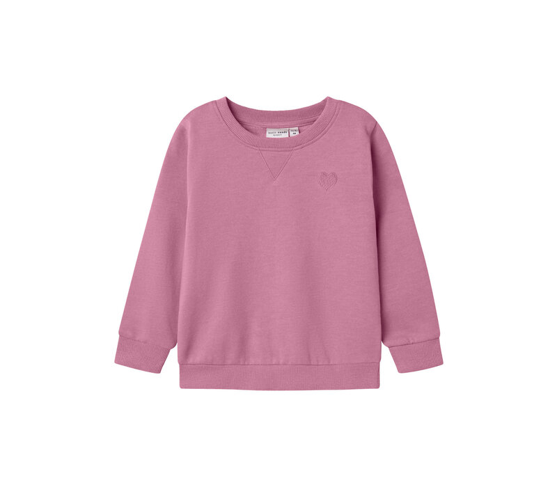 Name it NMFVIMA LS SWEAT BRU NOOS Mauve Orchid