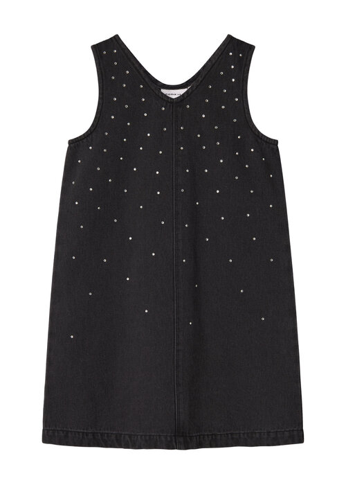 Name it Name it NKFMONALA SL LOOSE DRESS 8810-IM O Dark Grey Denim