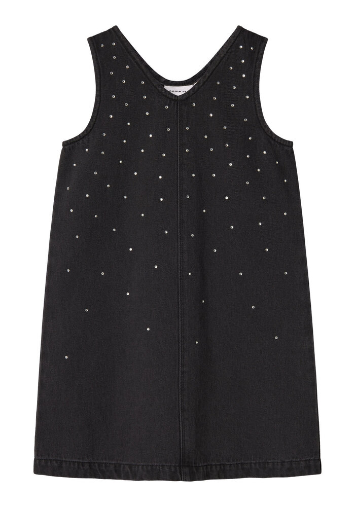 Name it NKFMONALA SL LOOSE DRESS 8810-IM O Dark Grey Denim