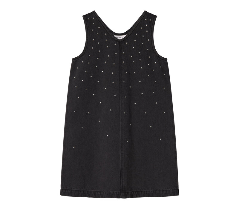 Name it NKFMONALA SL LOOSE DRESS 8810-IM O Dark Grey Denim