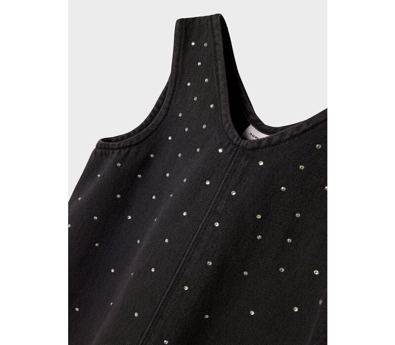 Name it NKFMONALA SL LOOSE DRESS 8810-IM O Dark Grey Denim