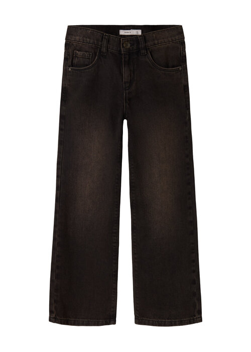 Name it Name it NKFROSE HW WIDE JEANS 8660-BE N Dark Brown Denim