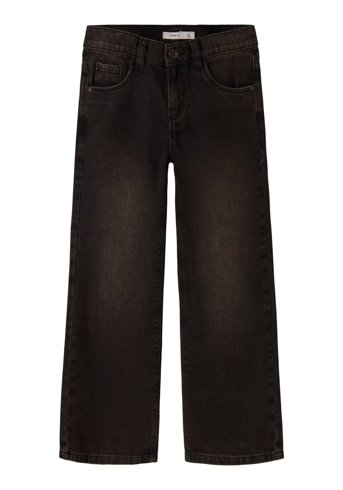 Name it NKFROSE HW WIDE JEANS 8660-BE N Dark Brown Denim